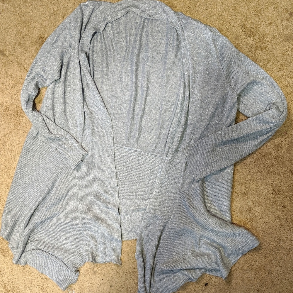 Gray sparkle sweater